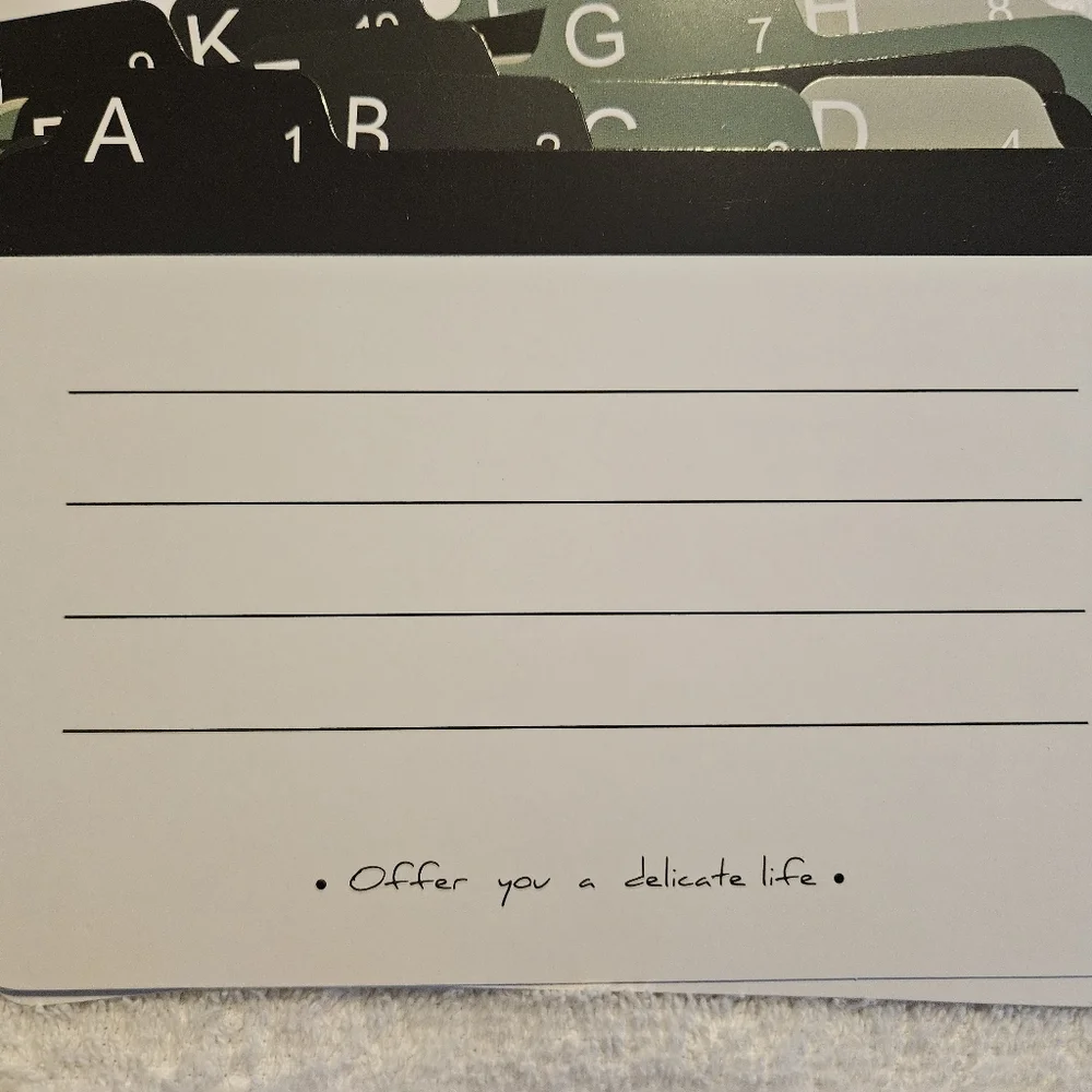 Alphabet Index Cards NEW